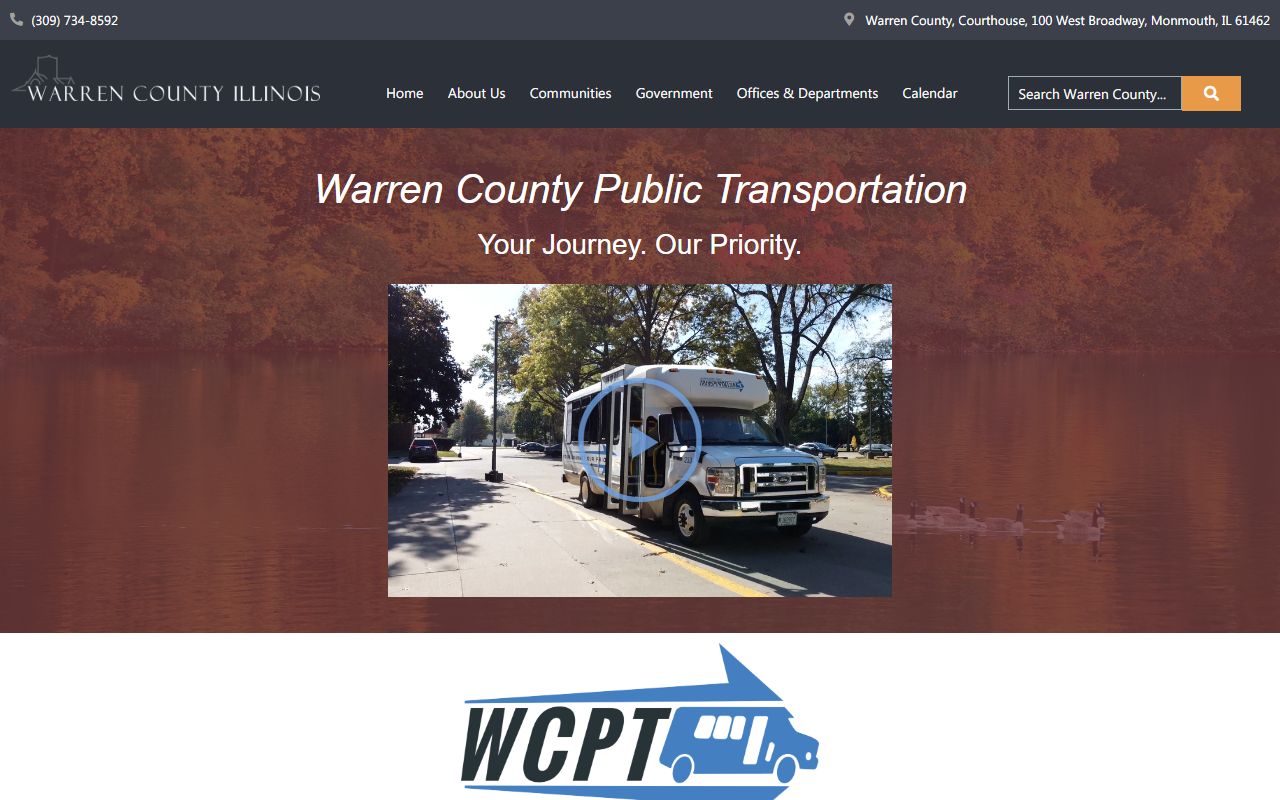 Warren County Public Transportation page