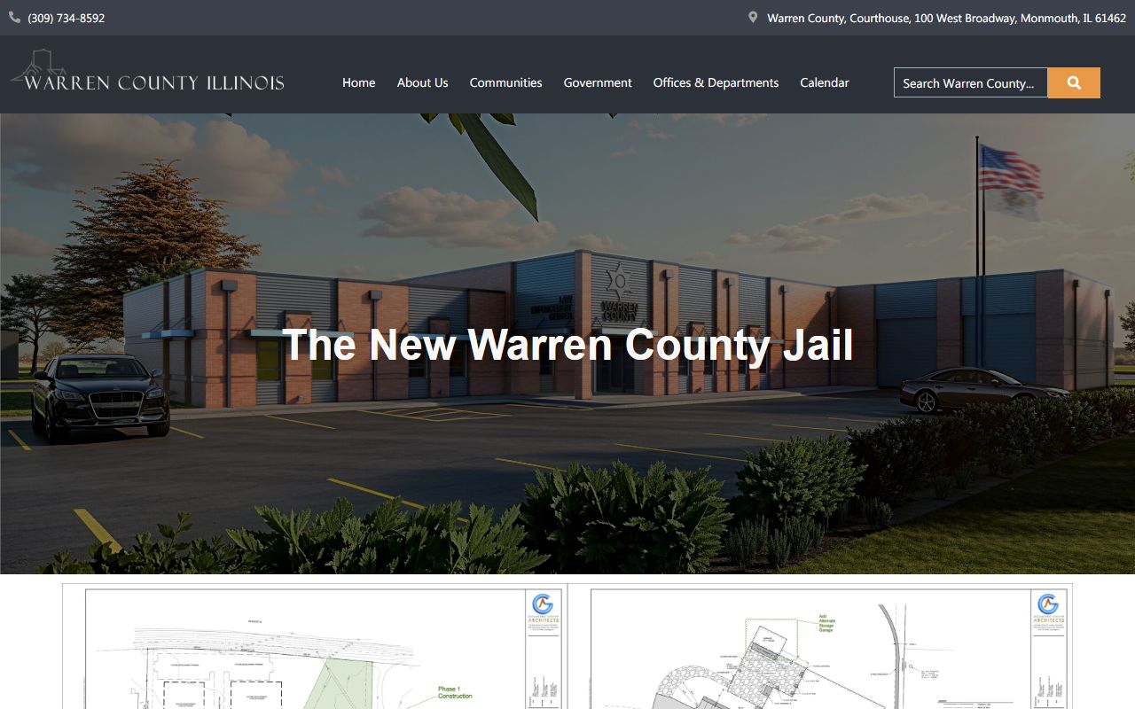 Warren County jail mugshots official jail project page